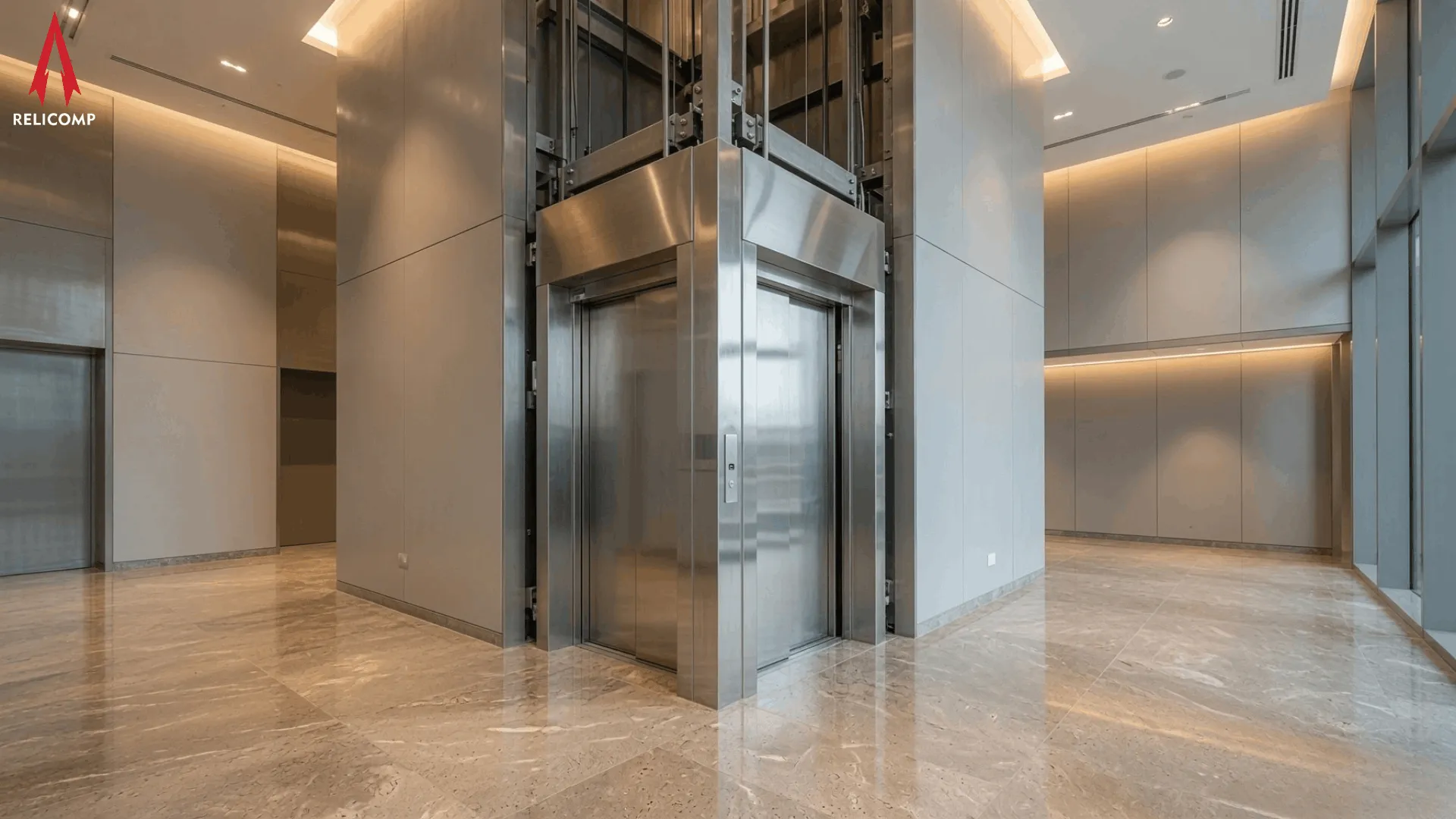 Electric traction passenger lift for commercial and residential buildings