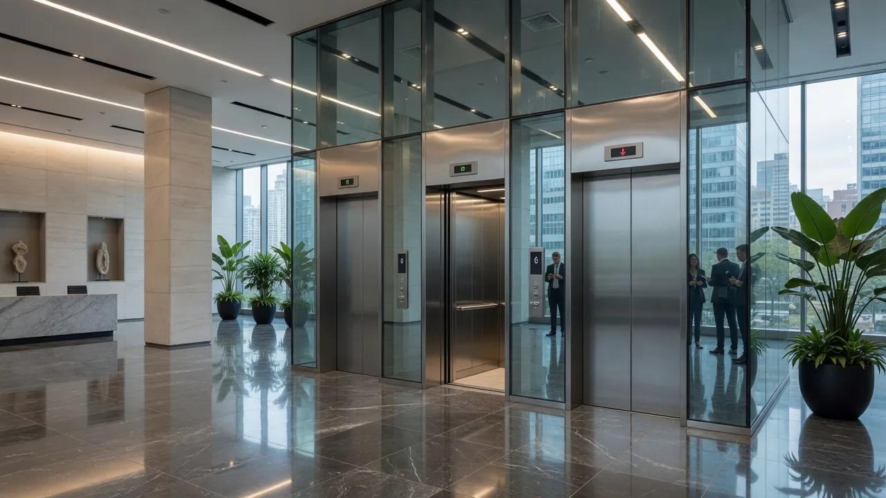 Corporate office tower in Bangalore